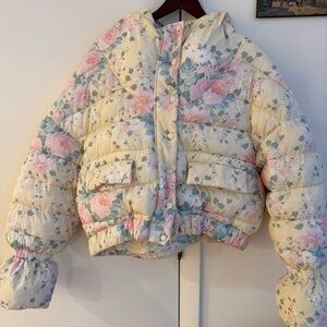 Selkie Pastel Floral Jacket. Size L